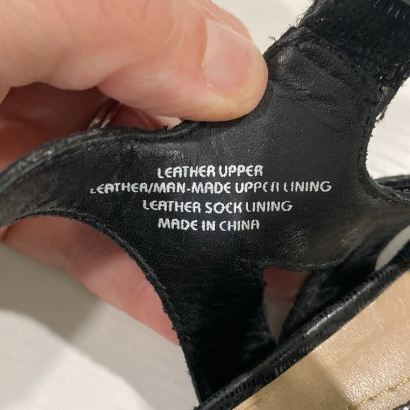 Earthies nova nova black suede strap sandals shoes size 8.5 - Picture 9 of 9